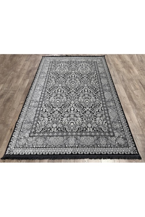 Иранский ковер Arti 8082 Черный-серый